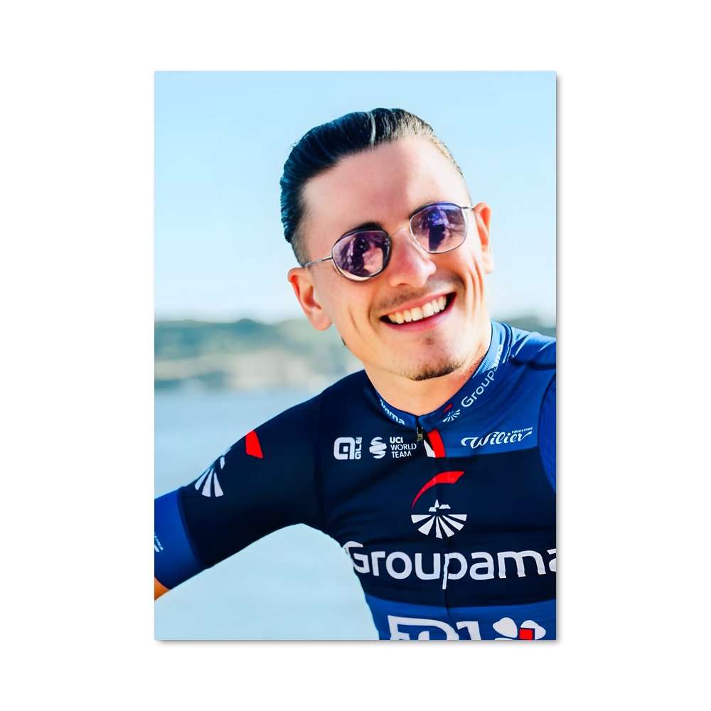 Poster Le Sourire de Gaudu – affiche Cyclisme